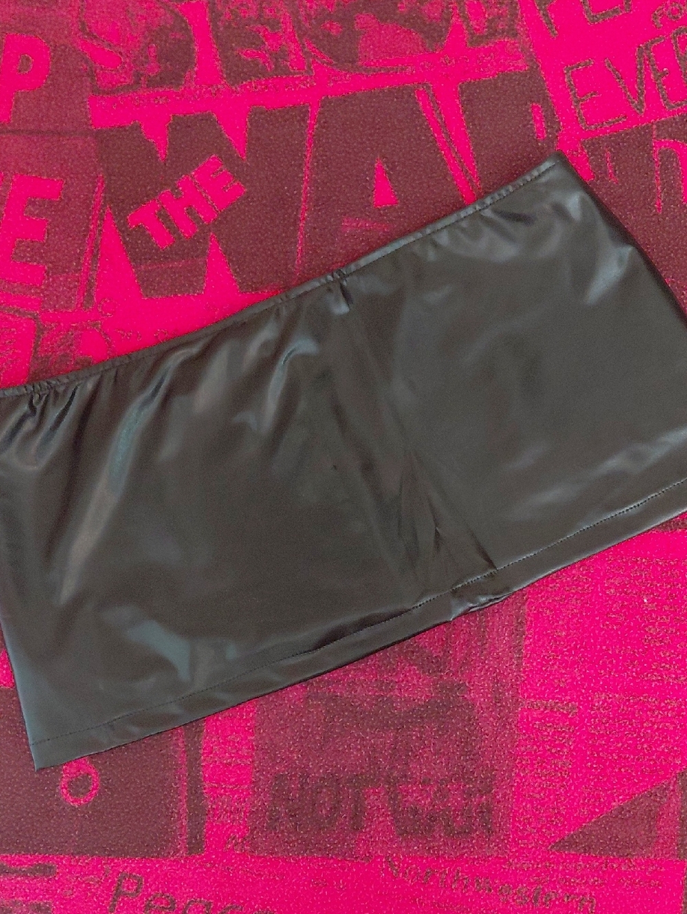 DOLLSKILL CLUB EXX Black Mini Skirt with White Star Appliqués - Picture 5 of 10